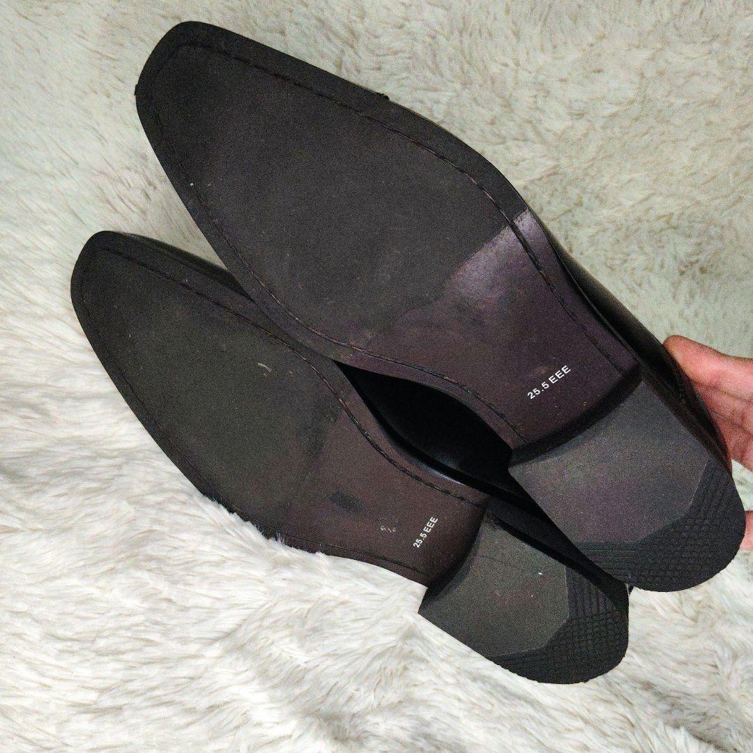 【美品】REGAL　ストレートチップ　冠婚葬祭　黒　V234　25.5