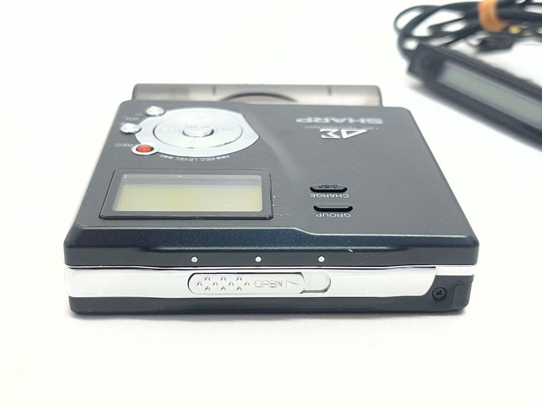 SHARP ポータブルMDレコーダー MD-DR77-B