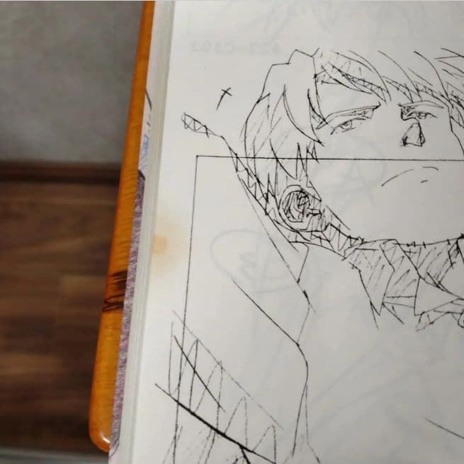 庵野秀明 新世紀エヴァンゲリオン 原画集 VOL.3 直筆サイン入り