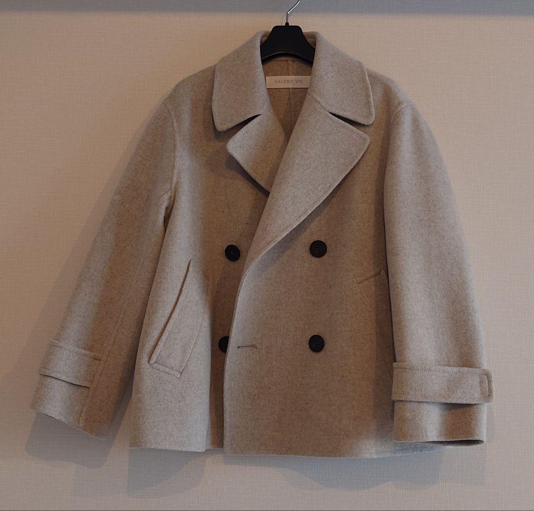 ★美品★ GALERIE VIE ウールカシミアダブルフェイスPコート