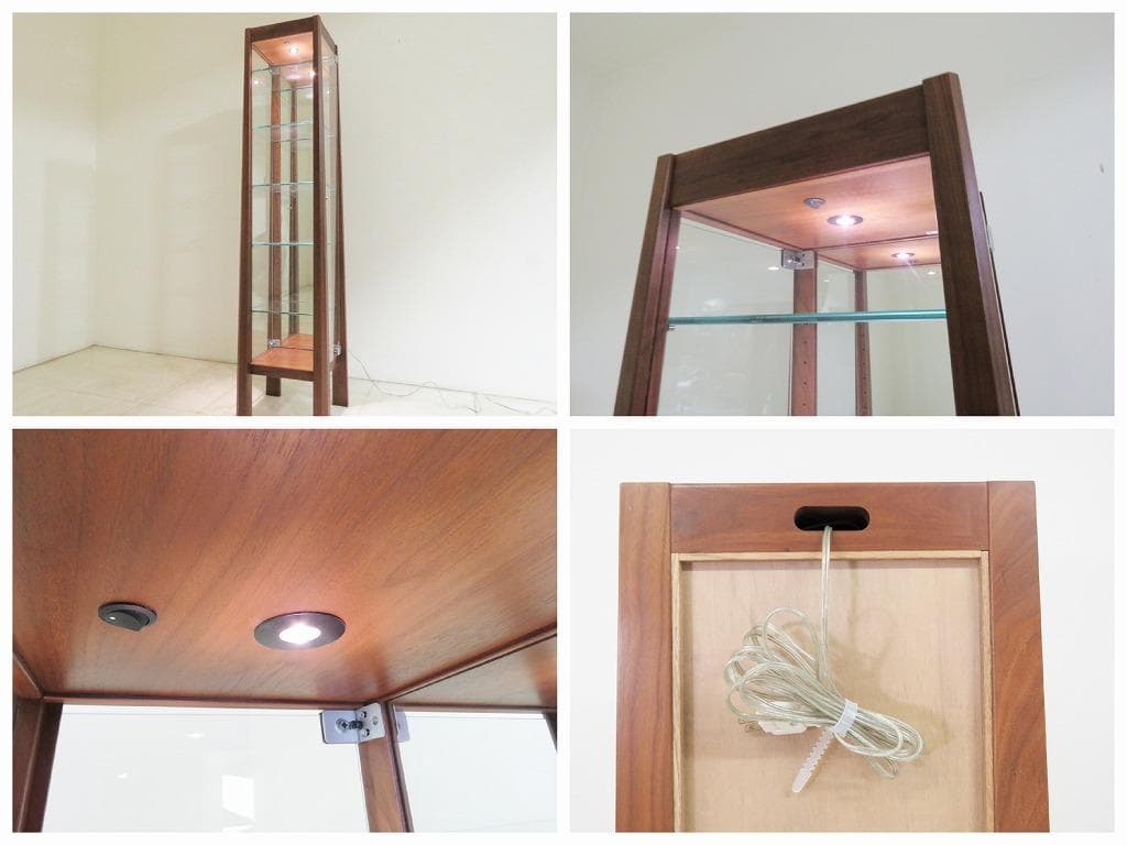 スズラン様 カンディハウス■ツイスト ミニキュリオ■ウォールナット無垢材■33万