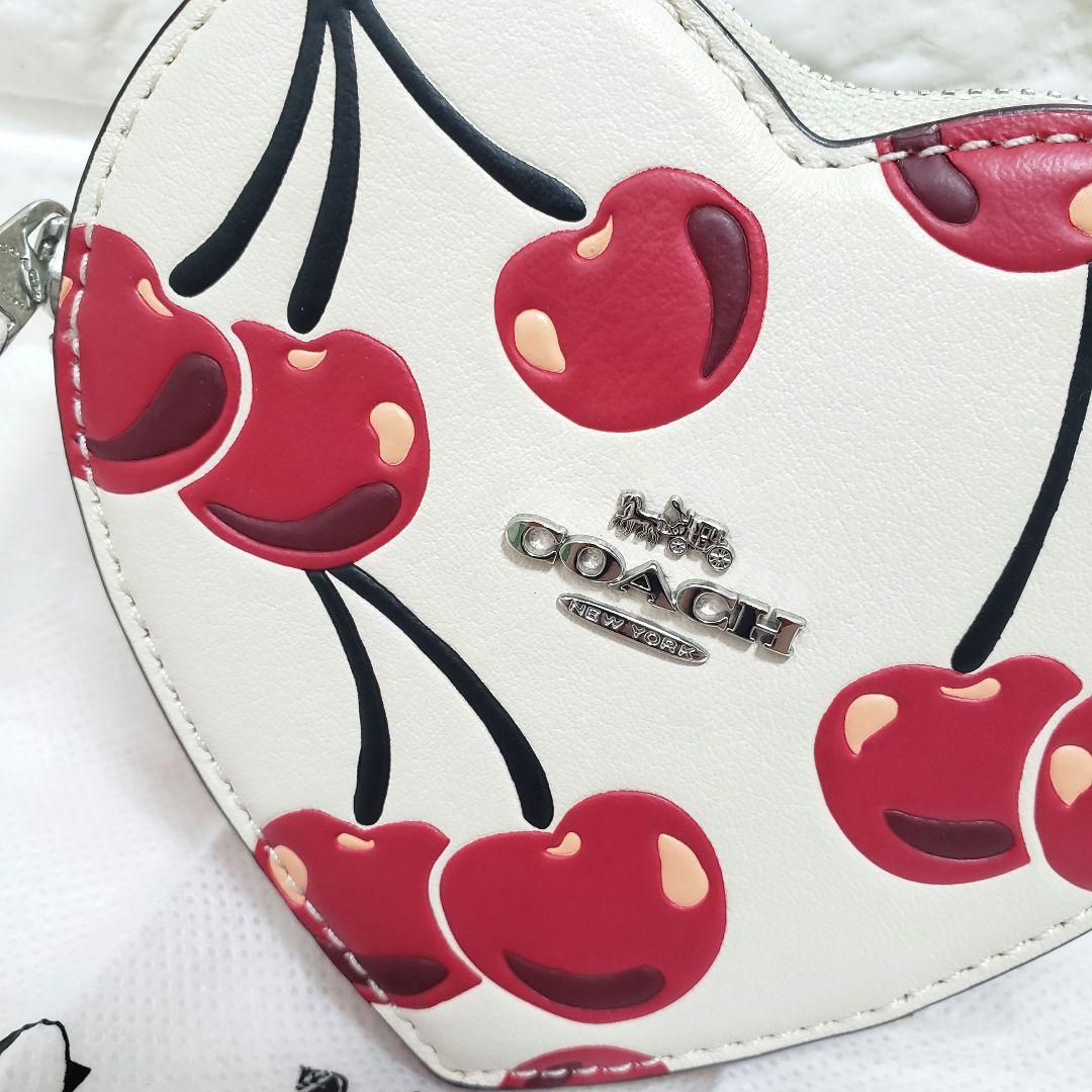 COACH コーチ チェリー さくらんぼ ハート型ケース 美品