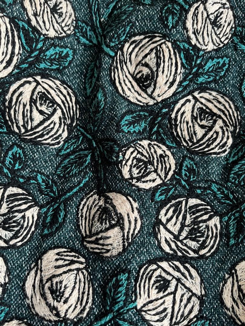 スッシーミナペルホネン ハンドメイド☆rosy blue greenトート