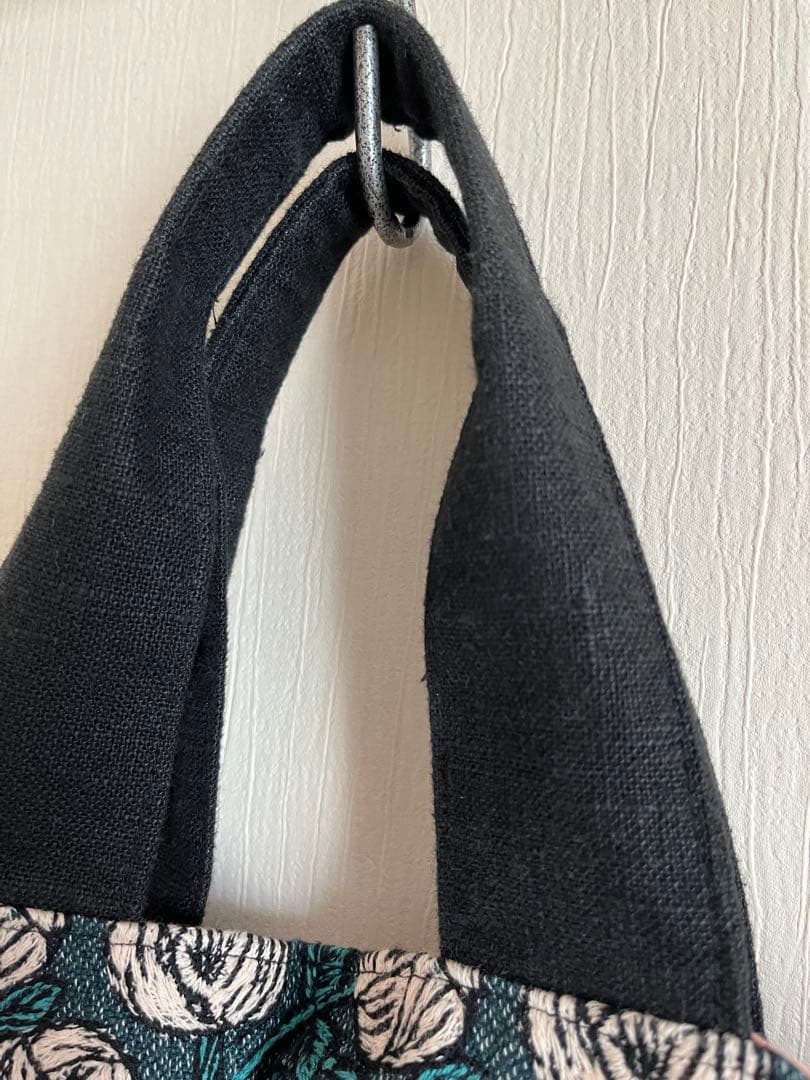 スッシーミナペルホネン ハンドメイド☆rosy blue greenトート