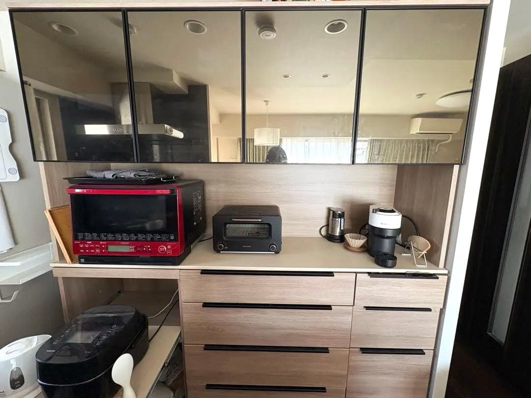 【ヒロト】綾乃製作所　アリシア　食器棚　カップボード