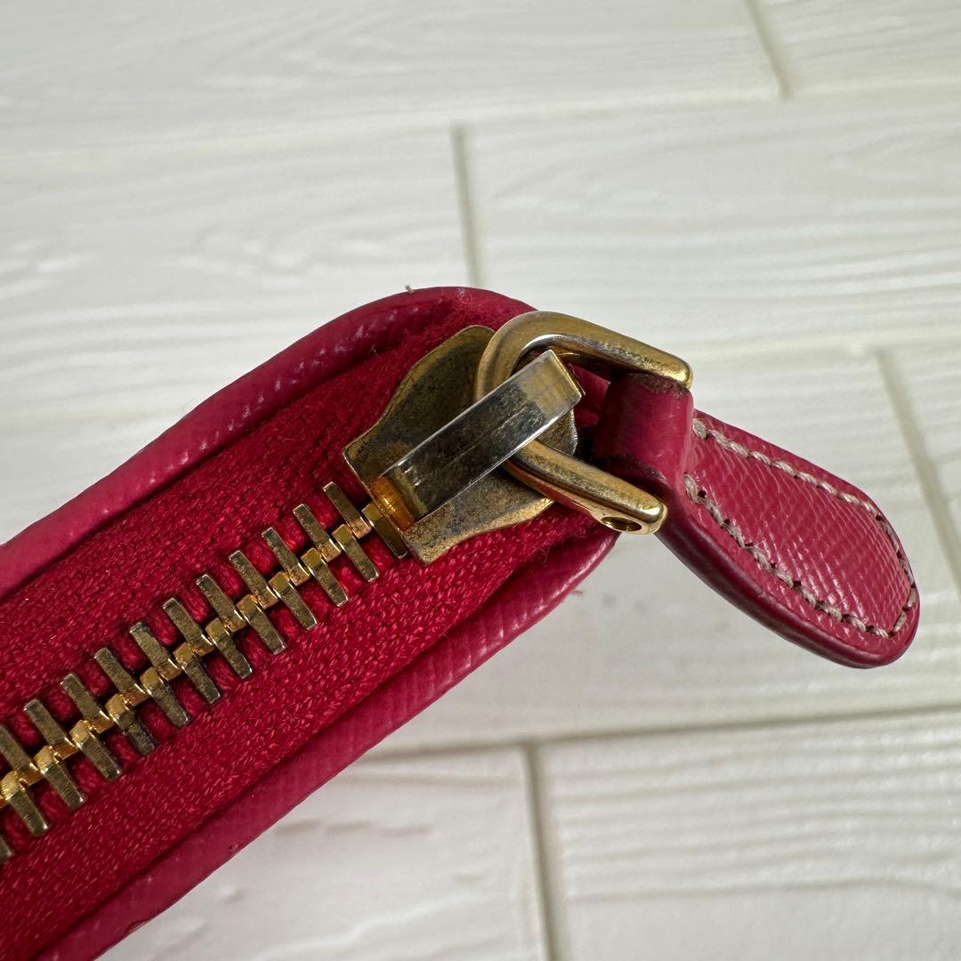 ✨レア✨ PRADA プラダ ダイヤモンド パッチワーク 長財布 ピンク 箱付き