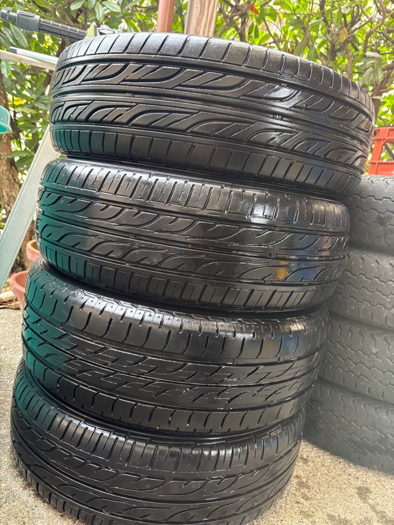 14インチ ブラックホイールセット　5スポーク