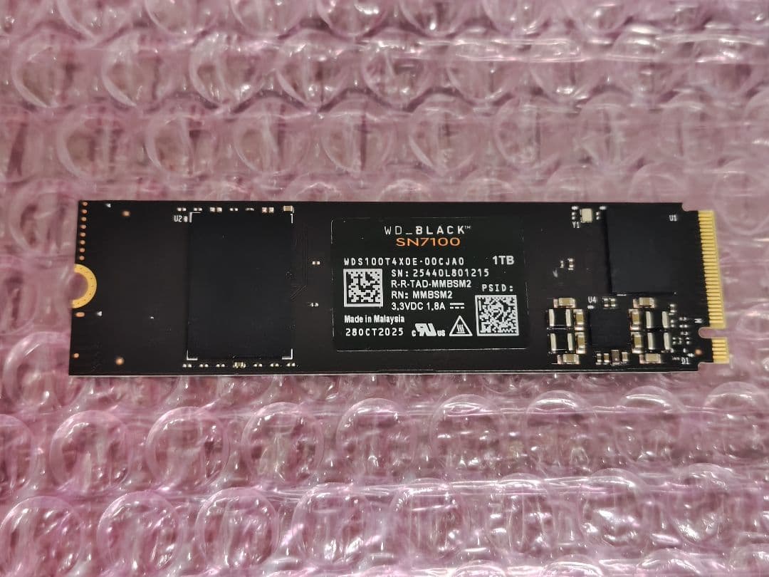 内蔵型SSD SANDISK WD_BLACK SN7100 1TB NVMe SSD