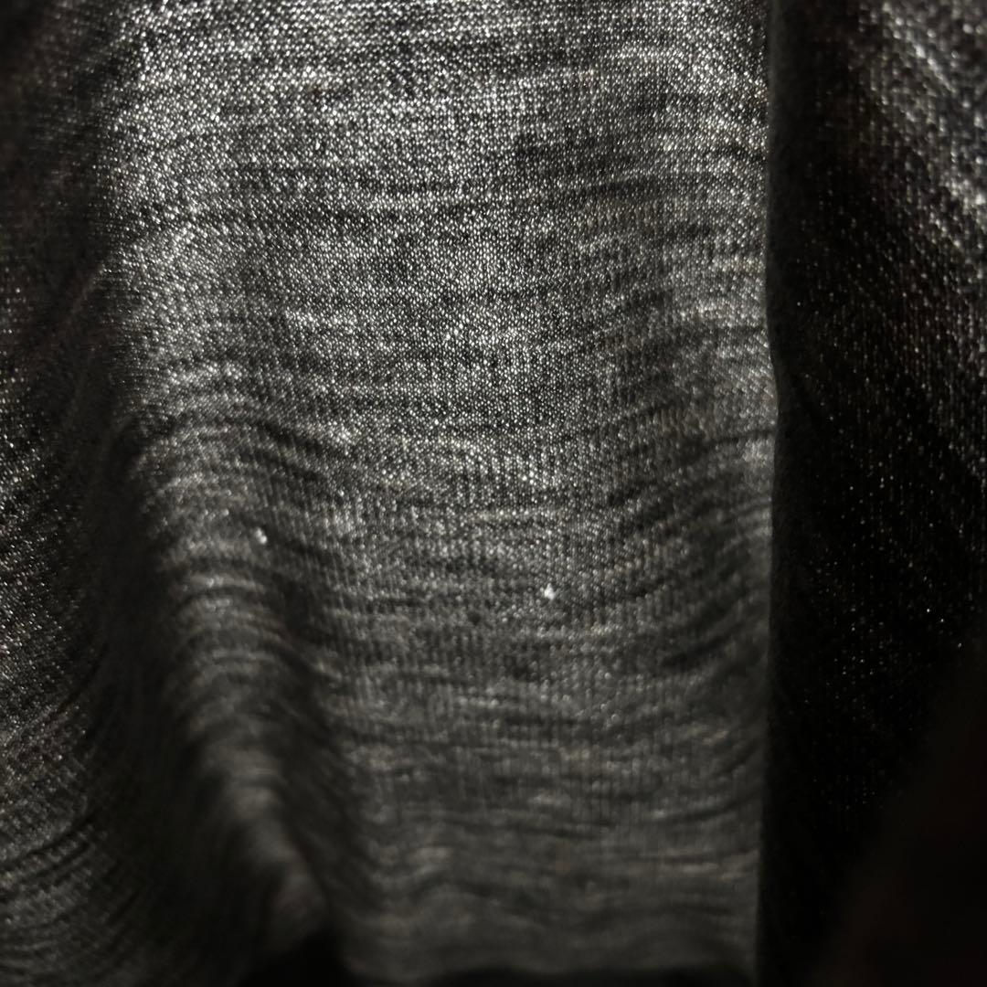 JOHN SMEDLEY イングランド製 グレー 前Vガゼットスウェットイギリス