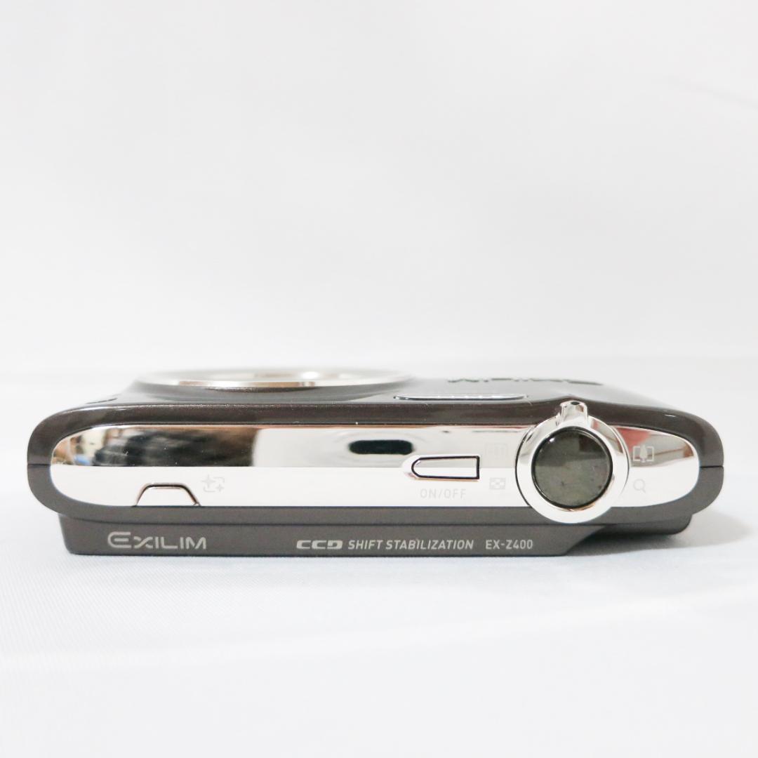 CASIO コンパクトデジタルカメラ　EXILIM EX-Z400 ブラウン
