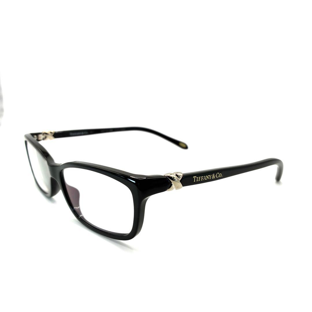 【美品】Tiffany & Co. ティファニー　スクエア　メガネ　クロス　X