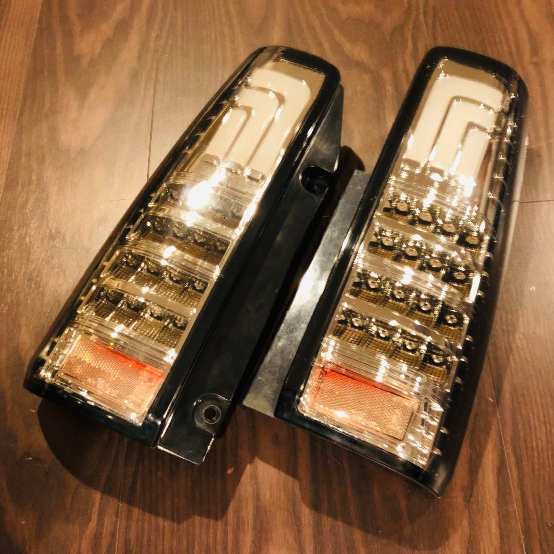 ジムニー JB23W(1~10型)専用リアファイバー LED クリアテールランプ