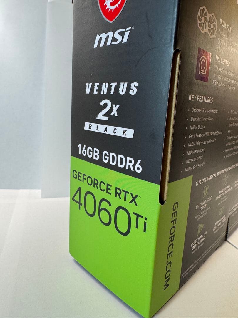 グラフィックボード・グラボ・ビデオカード MSI GeForce RTX 4060 Ti (16GB)