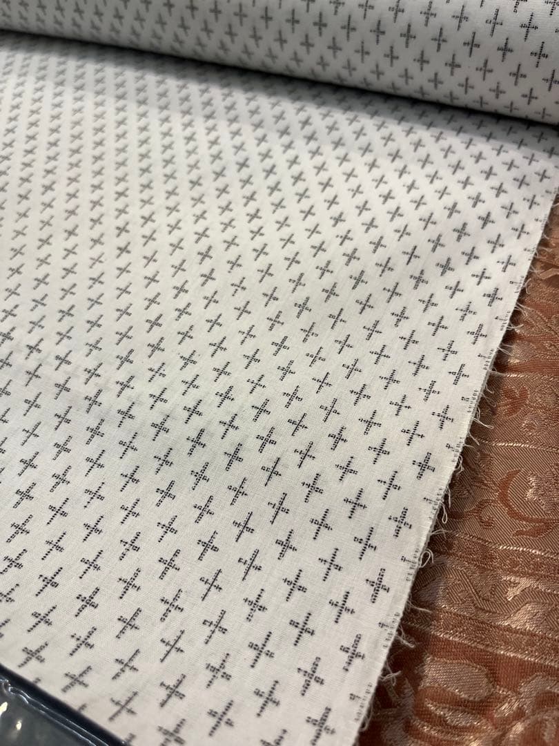 白　白絣　上布　浴衣　反物