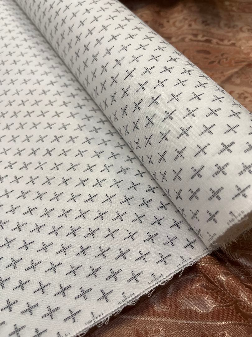 白　白絣　上布　浴衣　反物