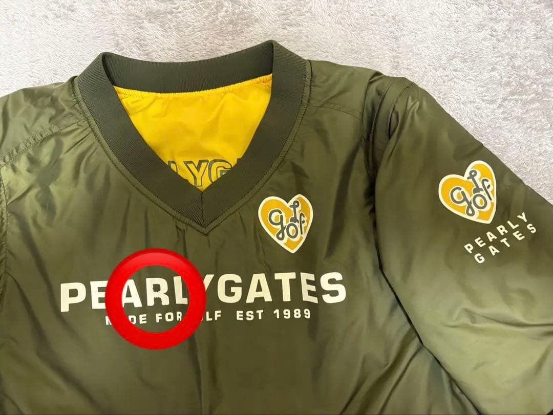 PEARLY GATES リバーシブルスニード　サイズ1