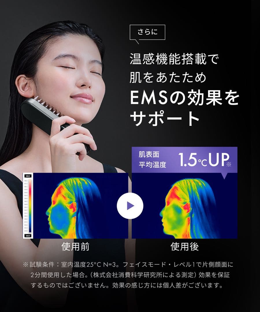 クリスマスに！新品未開封 サロニアEMSリフトブラシ 3Dケア