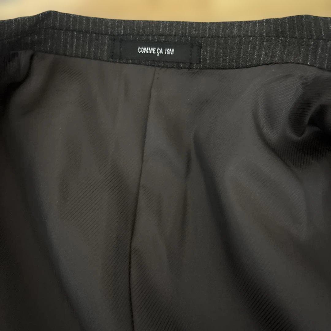 【新品】COMMECA ISM スーツ セットアップ ブラウン ストライプ M