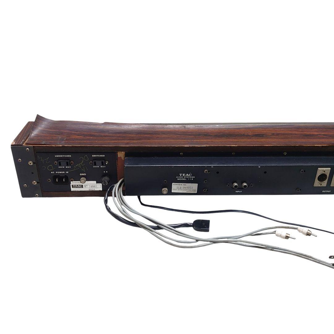 TEAC 4CH アナログ VUメーター 当時物 ジャンク