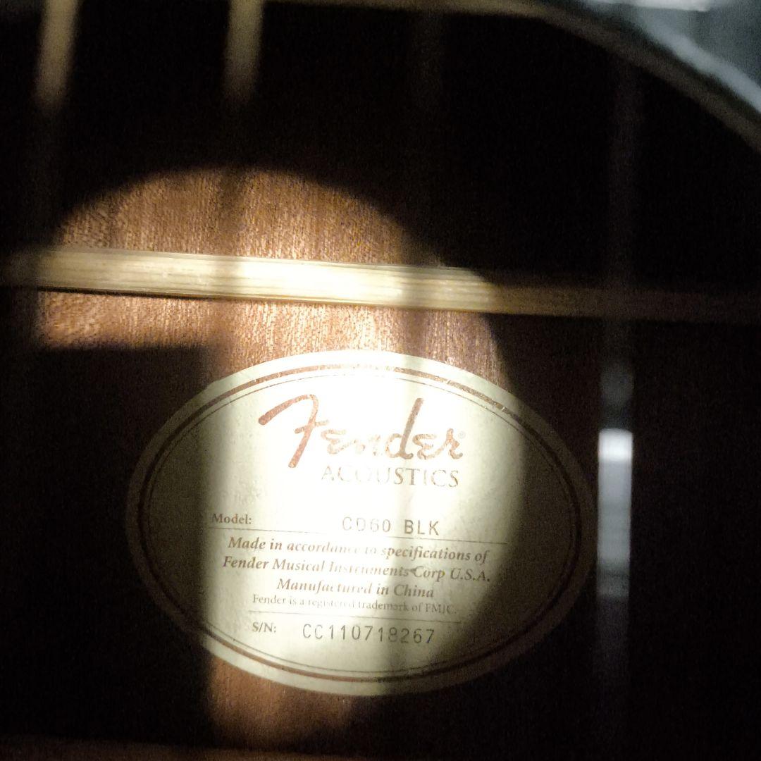 Fender CD-60 BLK アコースティックギター