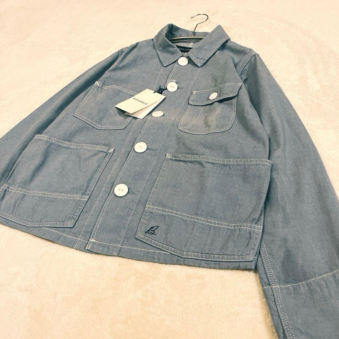 新品　マディソンブルー　デニムジャケット　シャツ　デニム　刺繍　近年