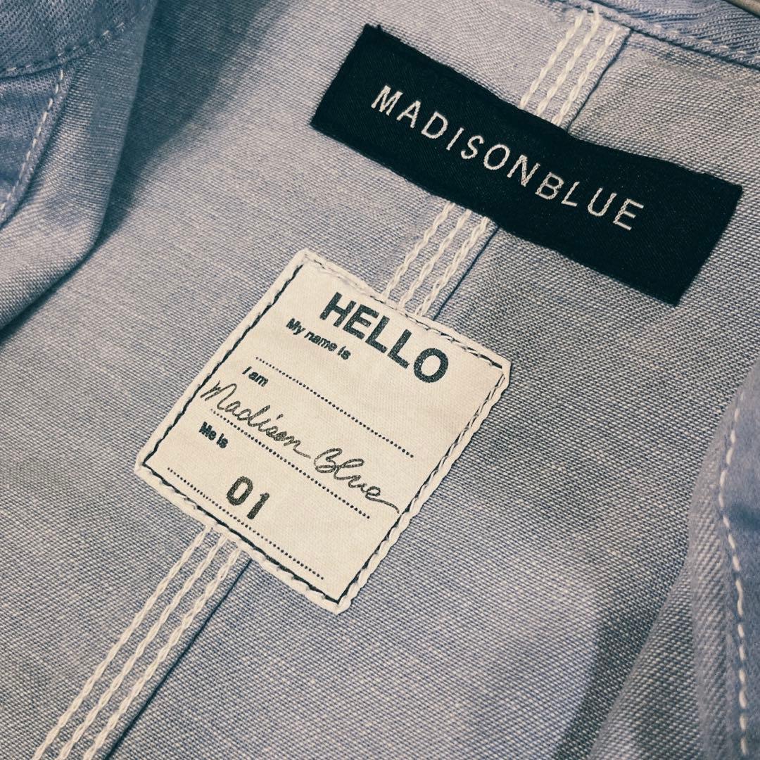 新品　マディソンブルー　デニムジャケット　シャツ　デニム　刺繍　近年