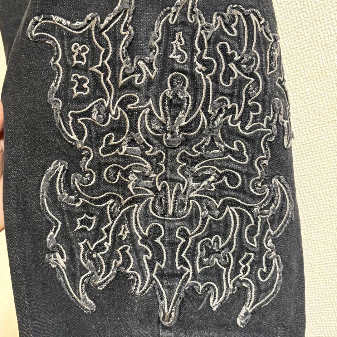 パンツ blackeyepach LLOGO EXTRA BAGGY JEANS