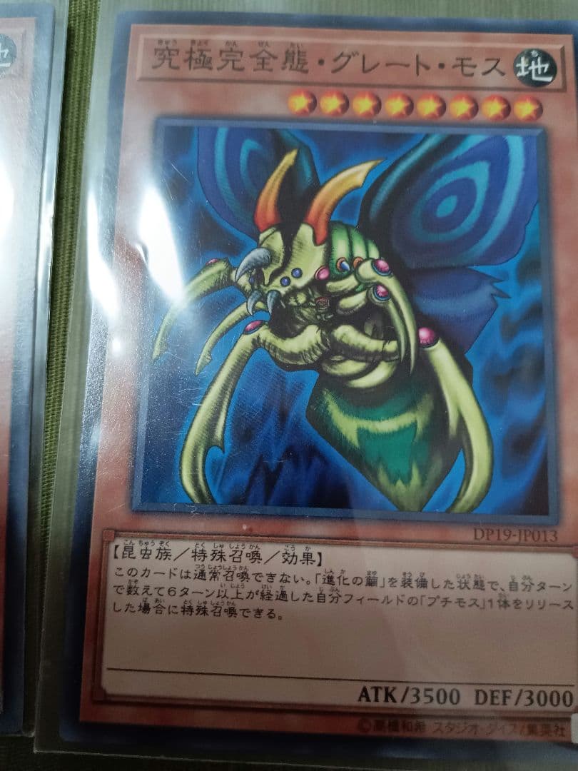 遊戯王 グレート・モス 3枚セット