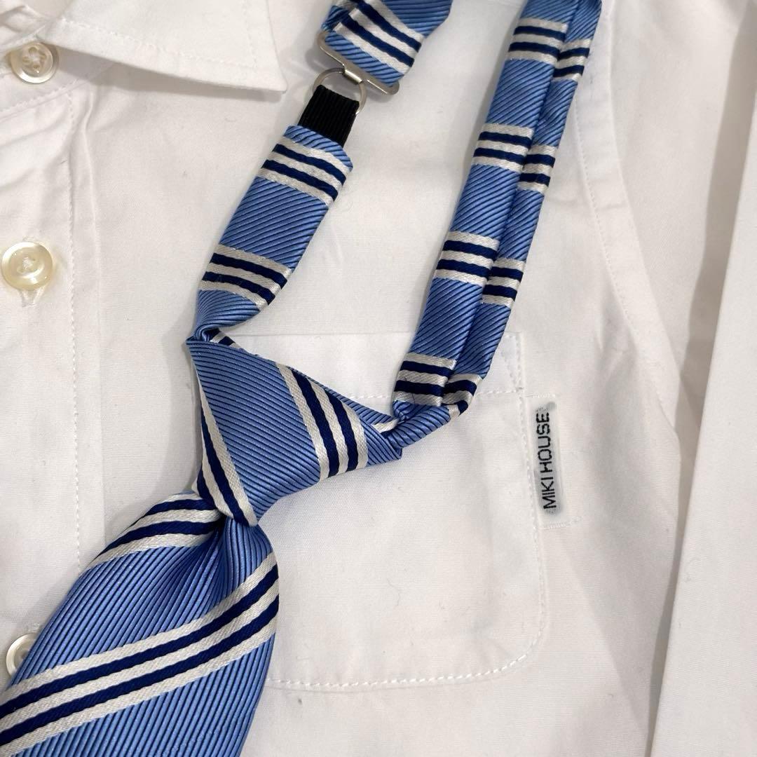 美品✨ミキハウス 110 スーツ 入学式 卒園式 フォーマル 七五三 男の子