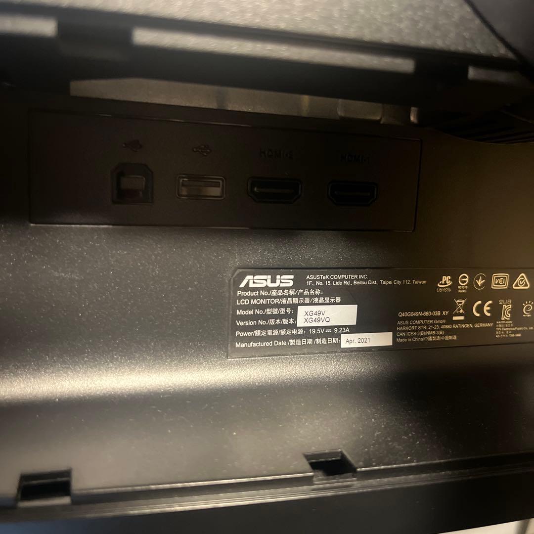 ASUS ROG Strix XG49VQ 49インチ ゲーミングモニター