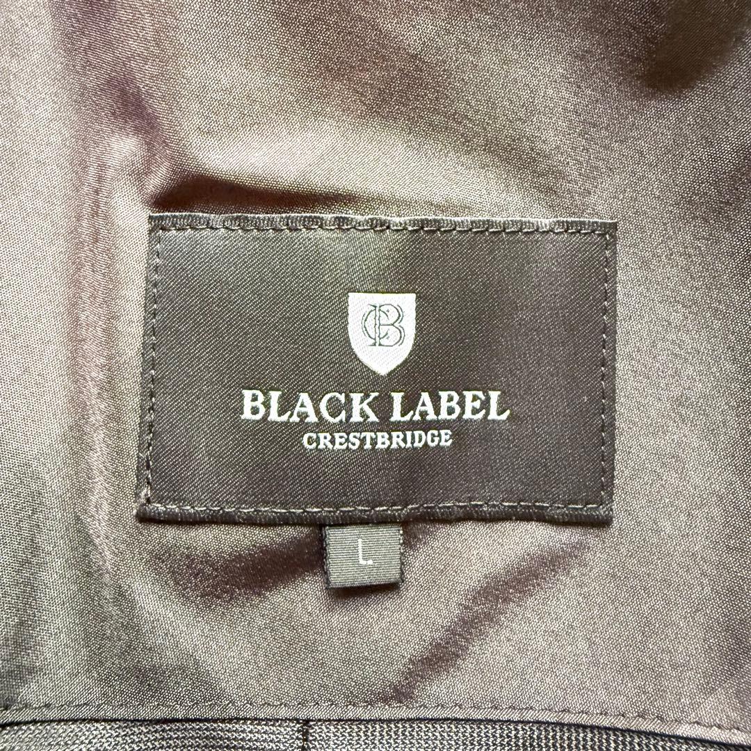 美品 BLACK LABEL CRESTBRIDGE スーツ セットアップ L