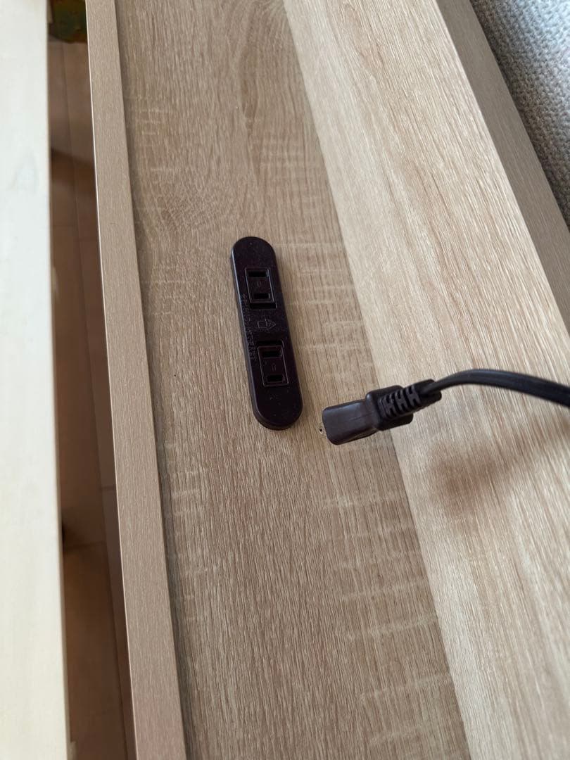 ニトリ　ダブル 棚付きすのこベッド (MRS NA)