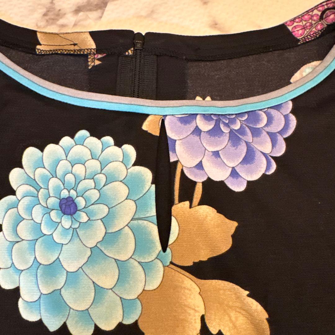 花柄長袖チュニック　42