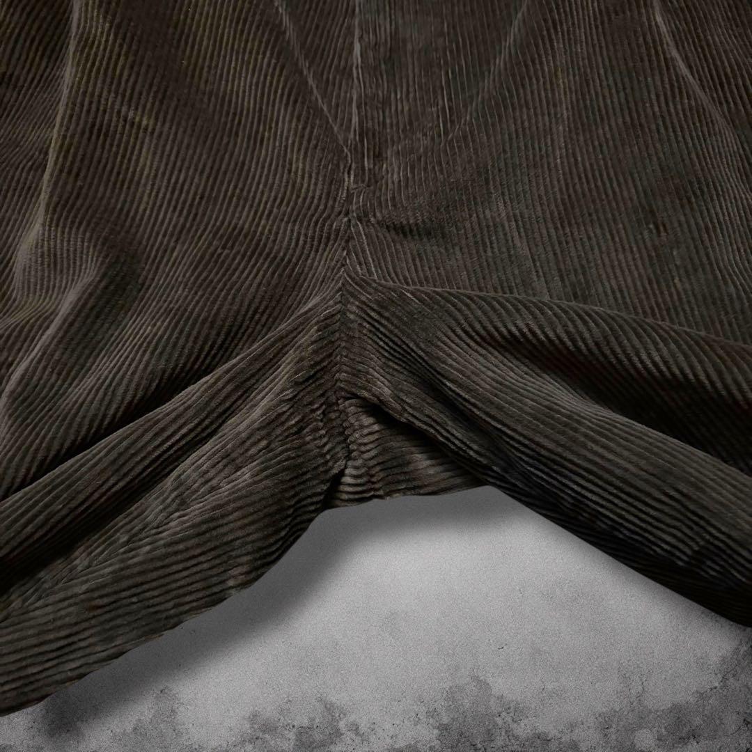 90s USA ツータック太畝コーデュロイパンツ ワイドチノパン ヴィンテージ