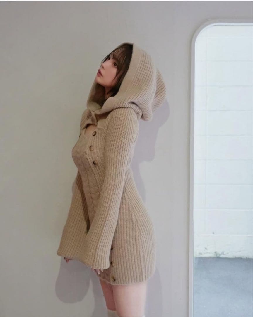andmary アンドマリー Elsie knit mini dress