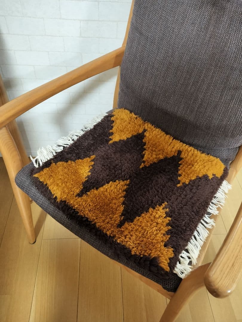ノッティング織 椅子敷 マルチマット 2枚セット