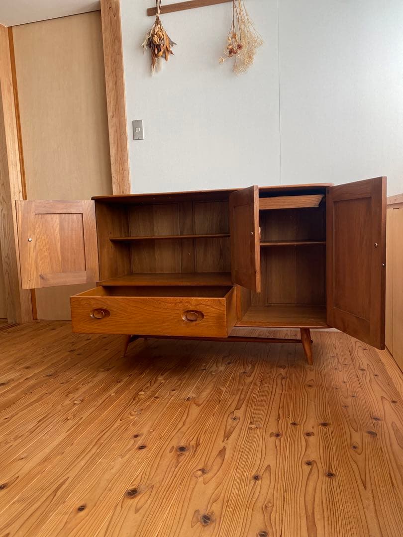 5つ星《A品》極良ブルーラベル　アーコールキャビネット