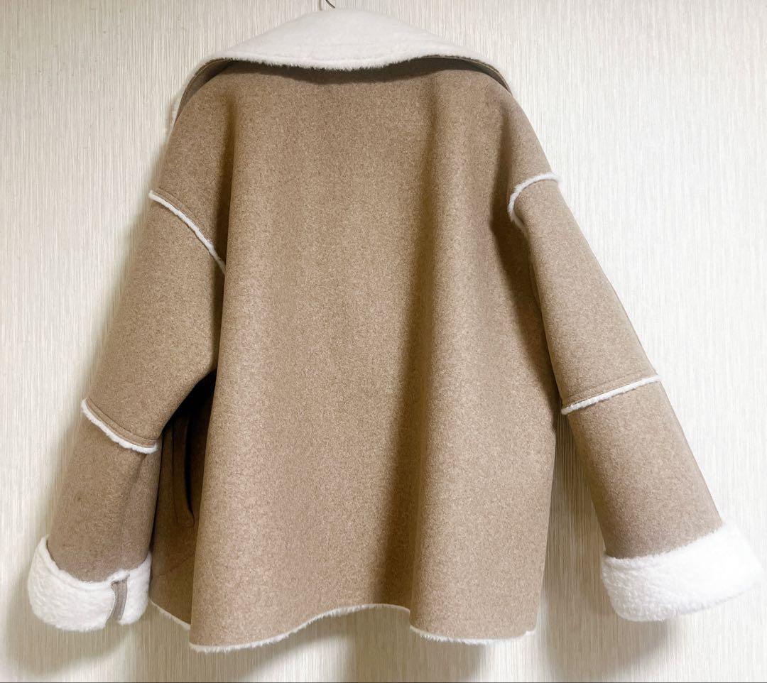 【タグ付き新品】COCO DEAL ボアボンディングブルゾン サイズ1