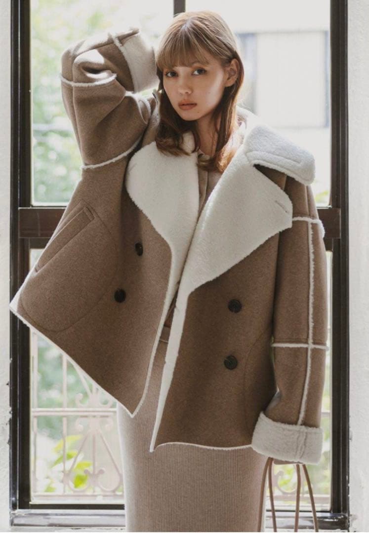 【タグ付き新品】COCO DEAL ボアボンディングブルゾン サイズ1