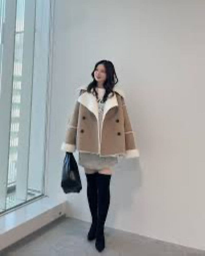 【タグ付き新品】COCO DEAL ボアボンディングブルゾン サイズ1