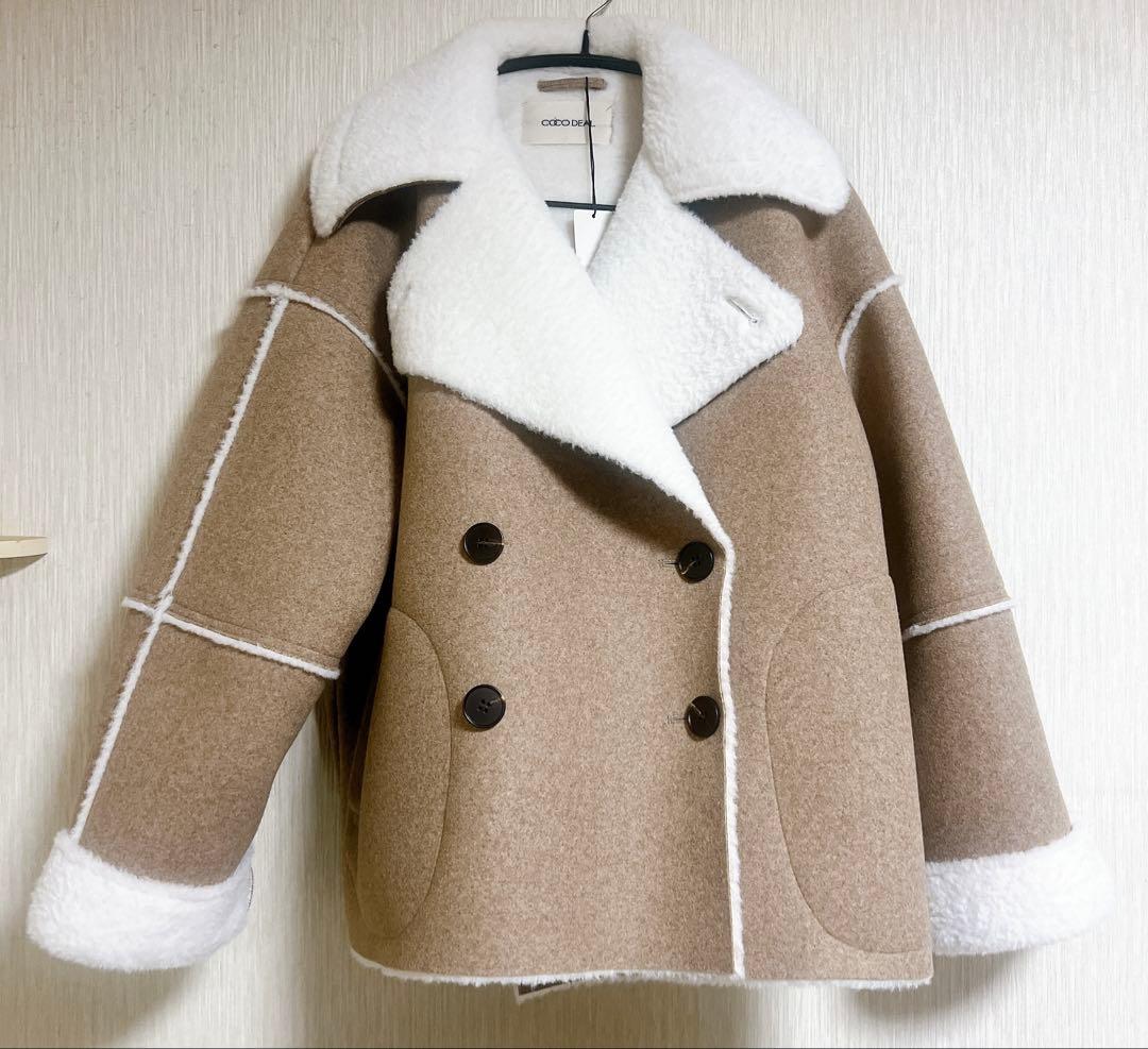 【タグ付き新品】COCO DEAL ボアボンディングブルゾン サイズ1