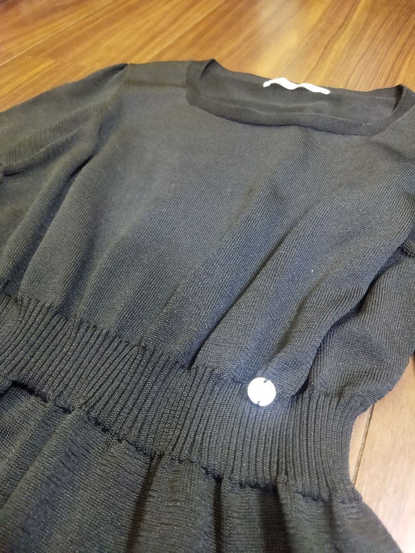 美品♪jolie mignon 無裁縫 ニットドレス ワンピース 38