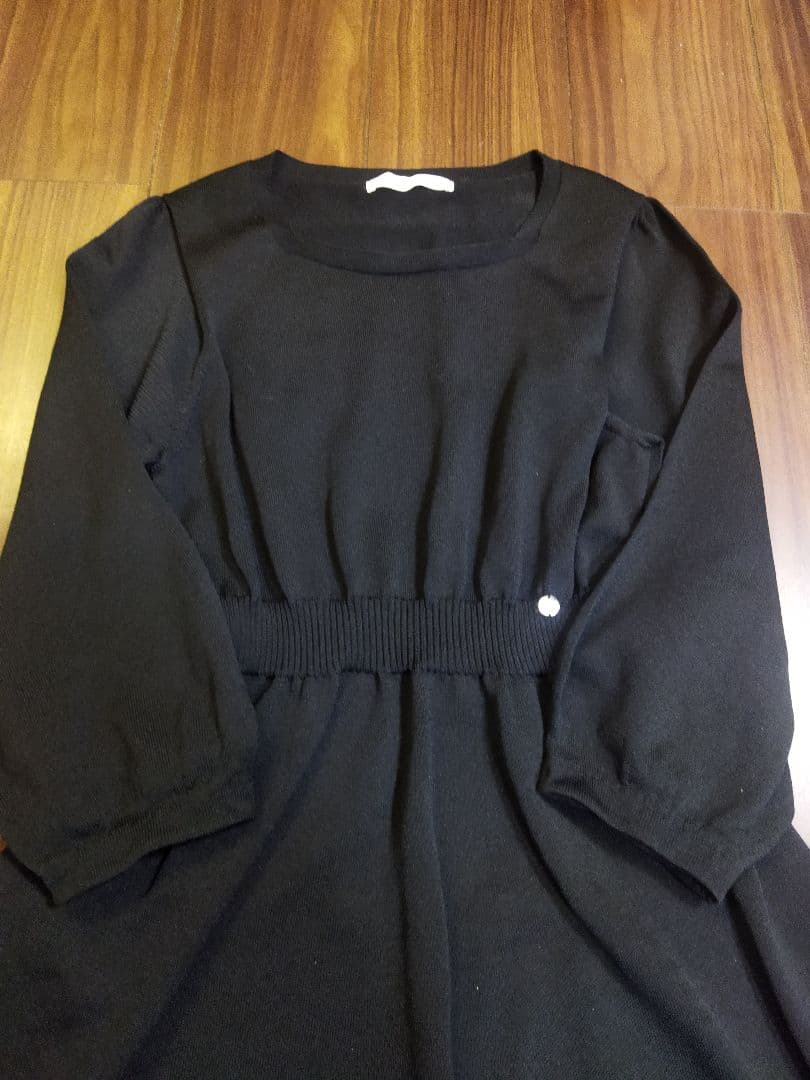 美品♪jolie mignon 無裁縫 ニットドレス ワンピース 38