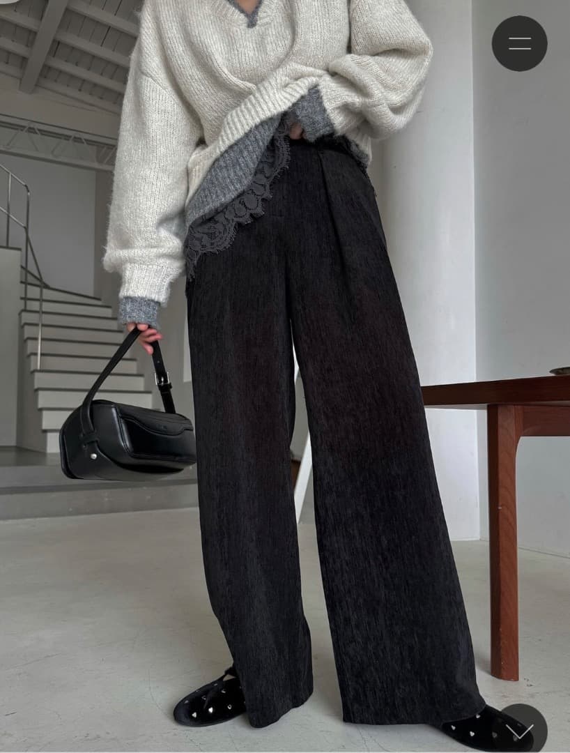 パンツ brushed comfort slacks PT