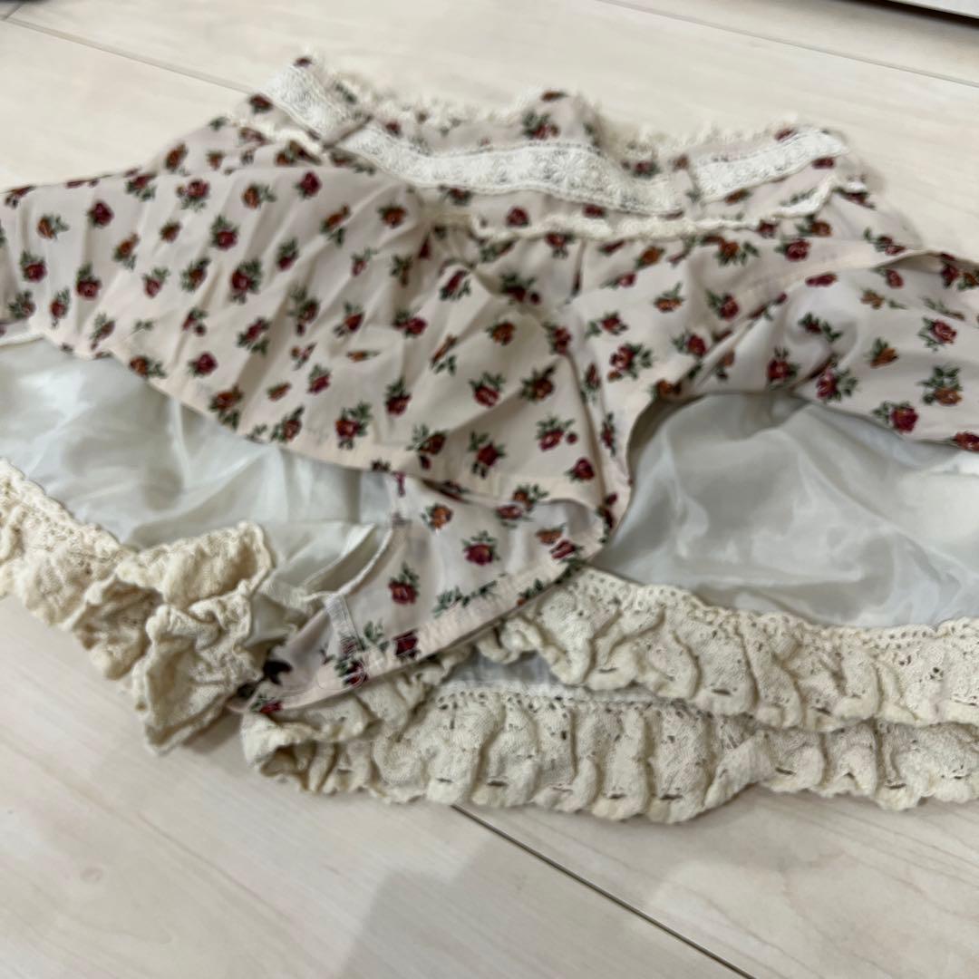 激レア LIZLISA 花柄 ベルト付き キュロット y2k 姫ギャル 森ガール