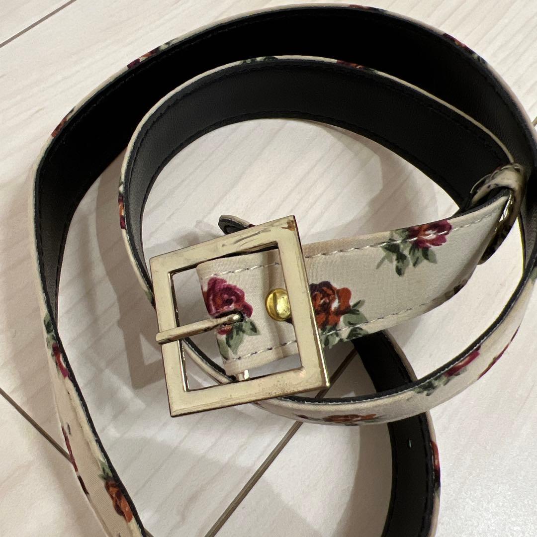 激レア LIZLISA 花柄 ベルト付き キュロット y2k 姫ギャル 森ガール