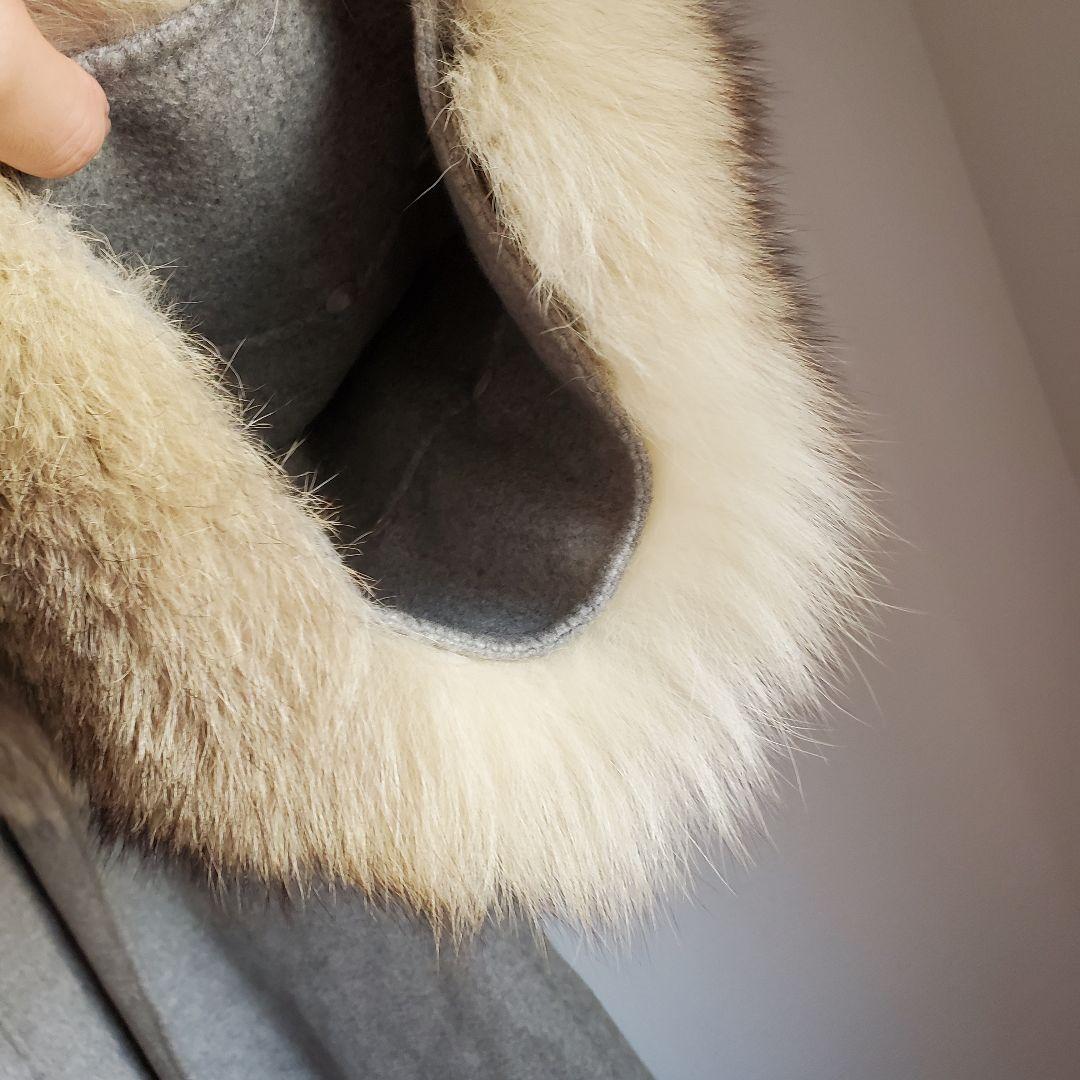 ジャケット・アウター archive grunge fox fur coat cashmere y2k