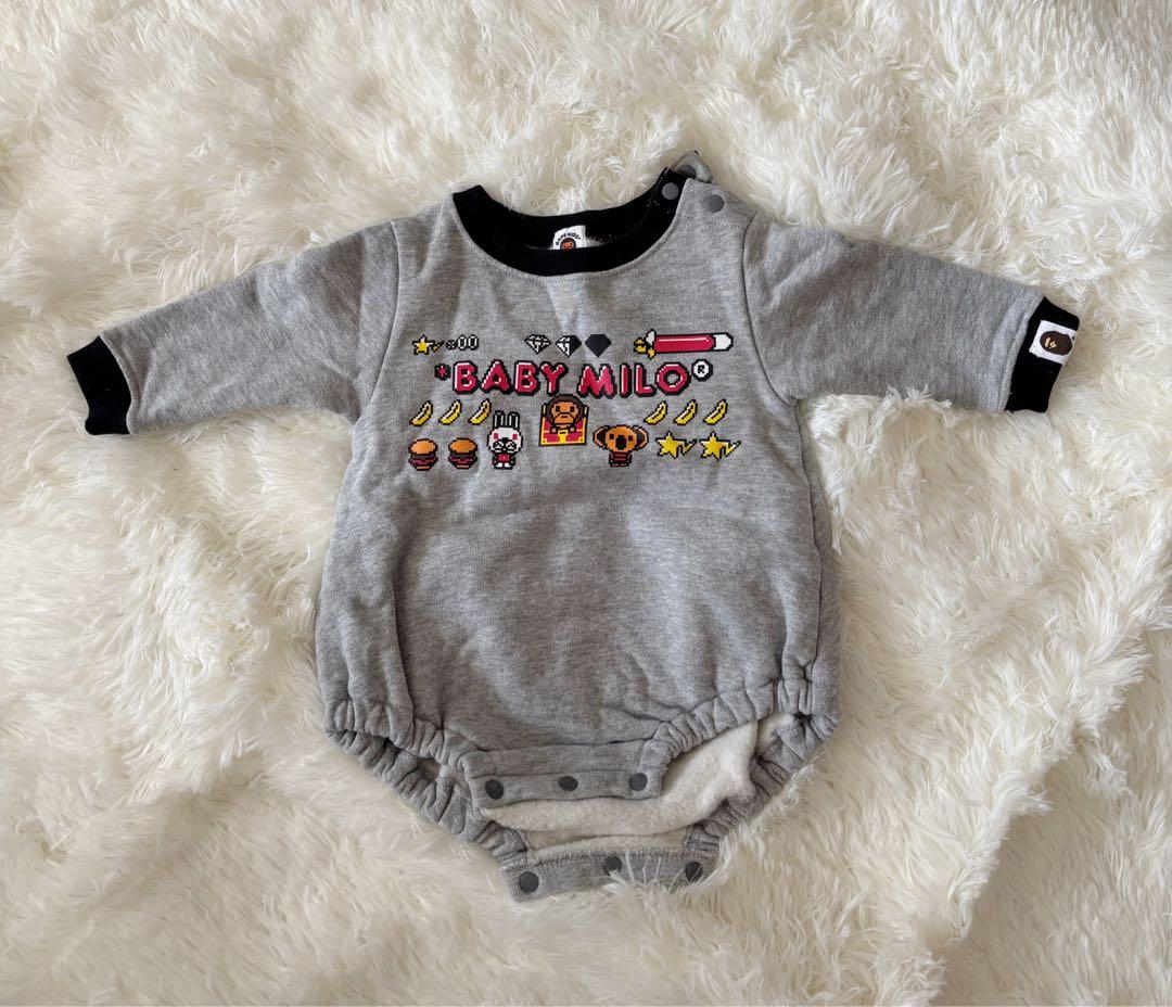 ♡A BATHING APE　ロンパース2枚セット♡