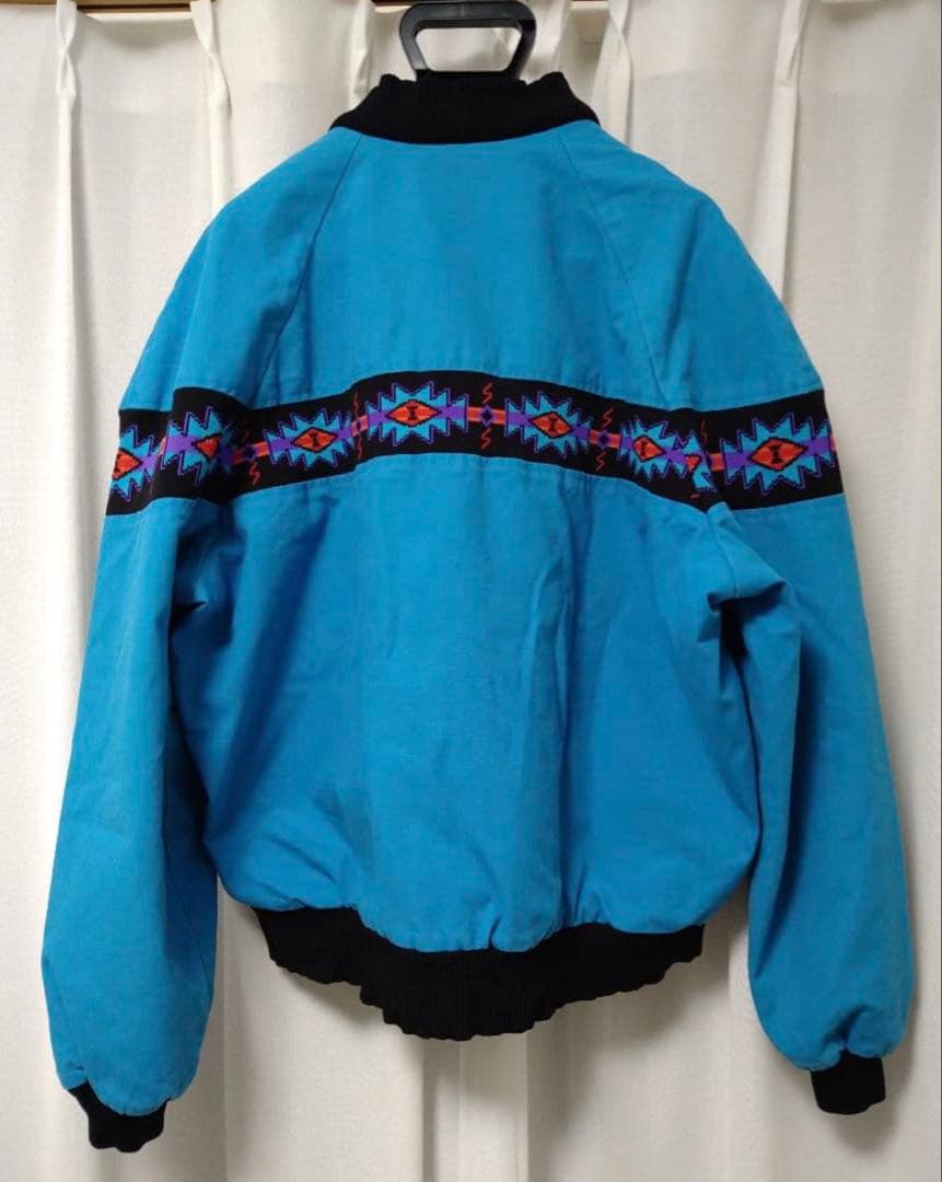 ネイティブ柄　ダックジャケット