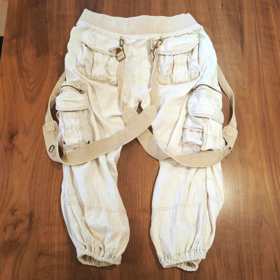 【archive】00's y2k goa カーゴパラシュートパンツ グランジ